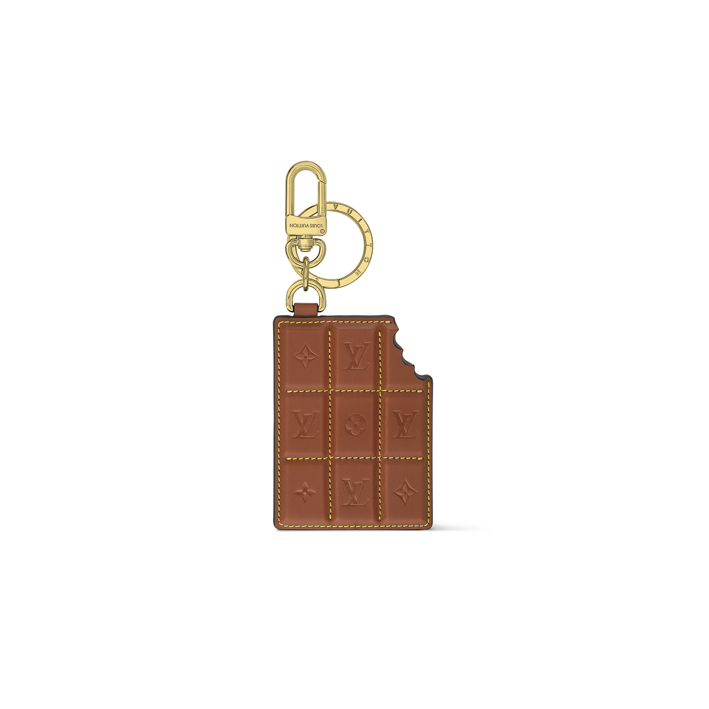 LOUIS VUITTON LV CHOCOLATE BAR FIGURINE KEY HOLDER AND BAG CHARM M1111